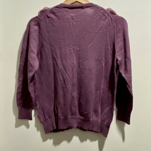 Boden Layer Fairy Preppy Valentines Minimalist Wool Cardigan Sweater 6/8 - Picture 2 of 8